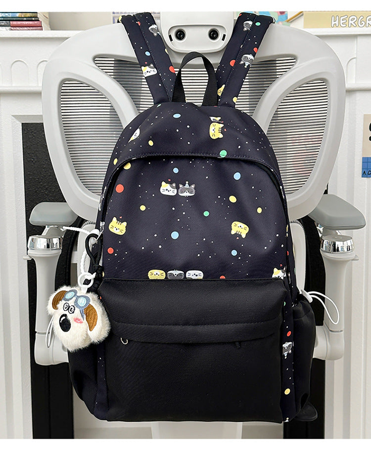 Backpack with Cute Cartoon Design and Practical Compartments Stornfield