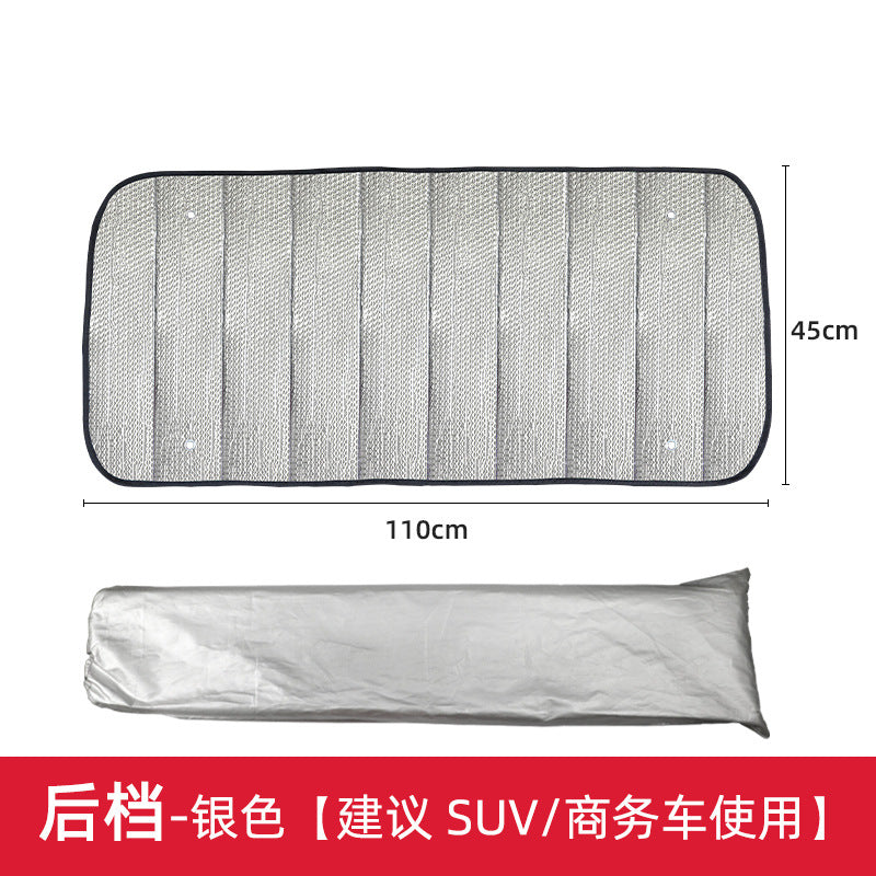 Unisex nan foldable car sunshade with reflective thermal insulation Stornfield