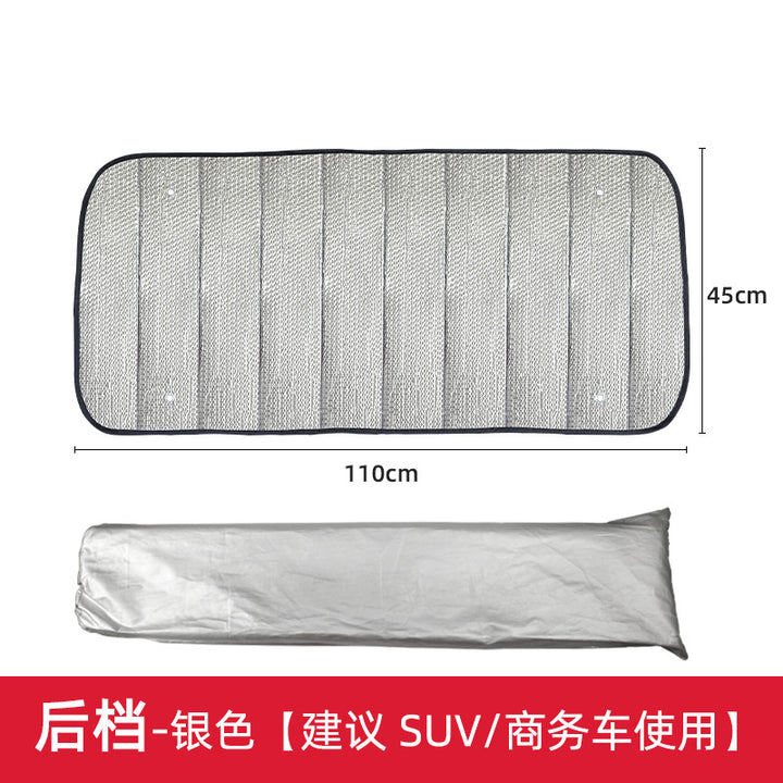 Unisex nan foldable car sunshade with reflective thermal insulation Stornfield