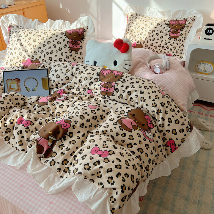 Playful Cartoon-Themed Comforter Set