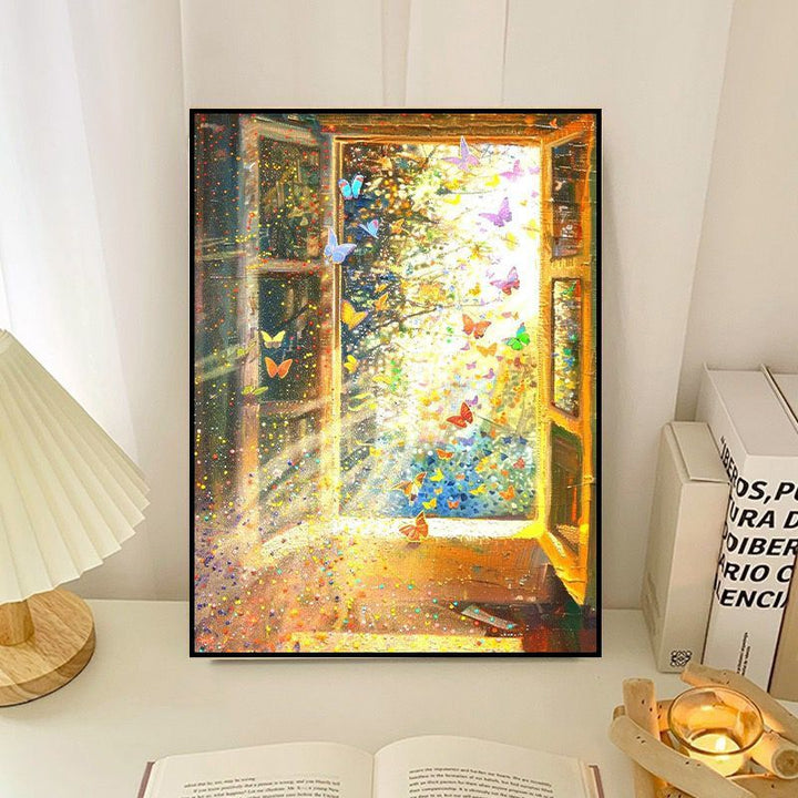 Butterfly-Inspired Dreamy Canvas Art Stornfield