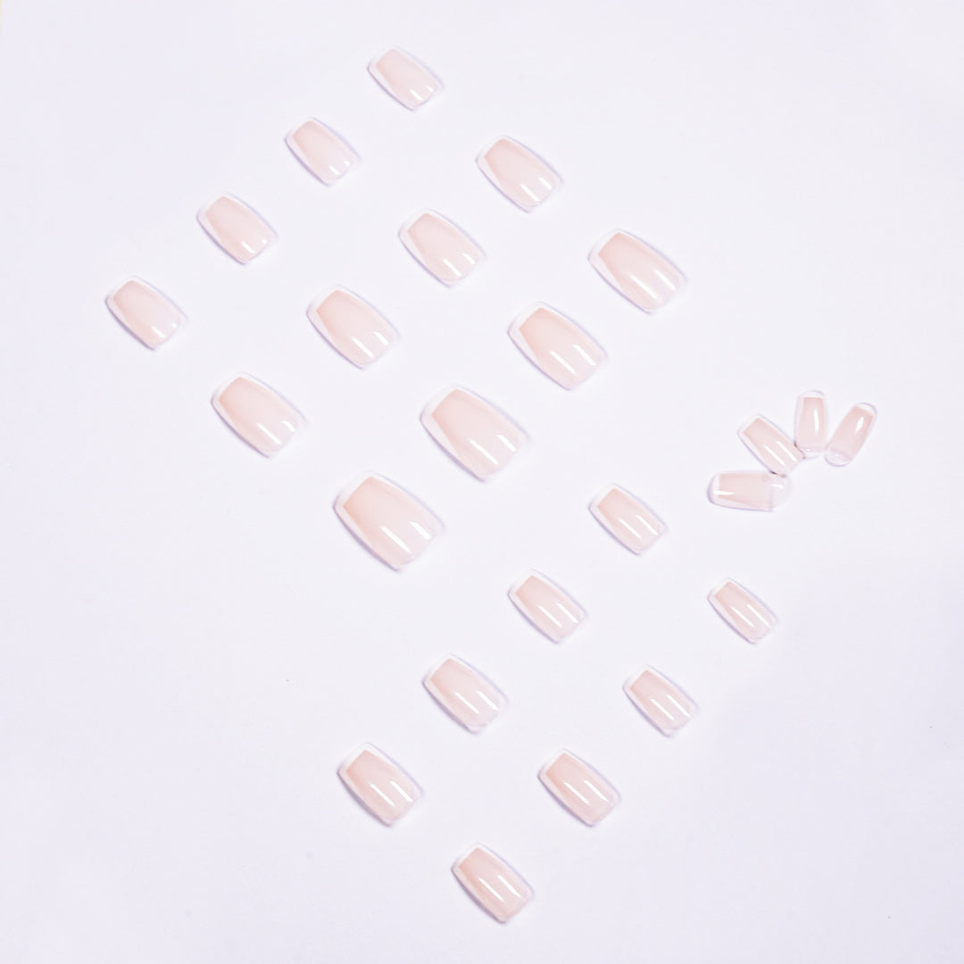Elegant Nail Extensions with French Tip Stornfield