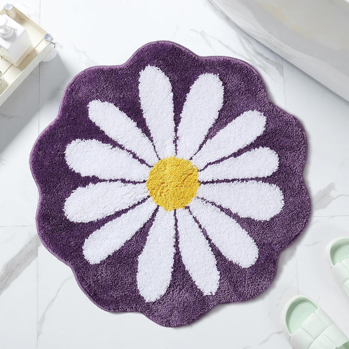 Decorative Daisy-Shaped Bath Mat