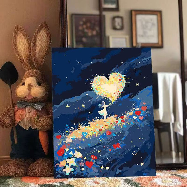 Artistic Heart-Themed Canvas Artwork Stornfield