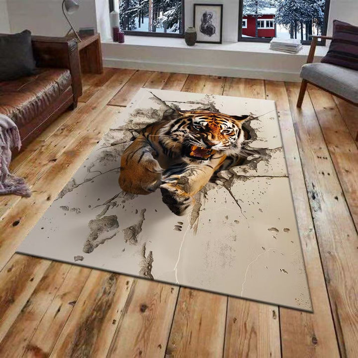 3D Printed Tiger Wall Mural Stornfield