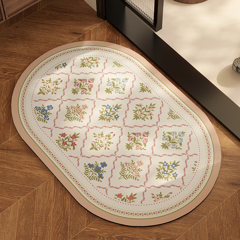 Decorative Floral Area Rug