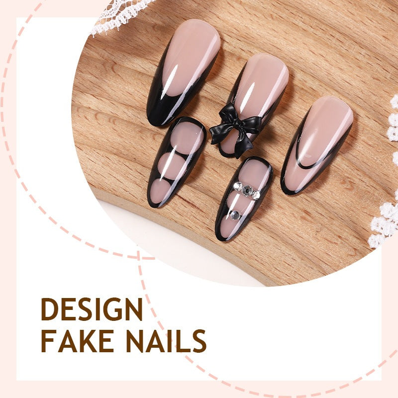 Artificial artificial nails with stylish accents Stornfield