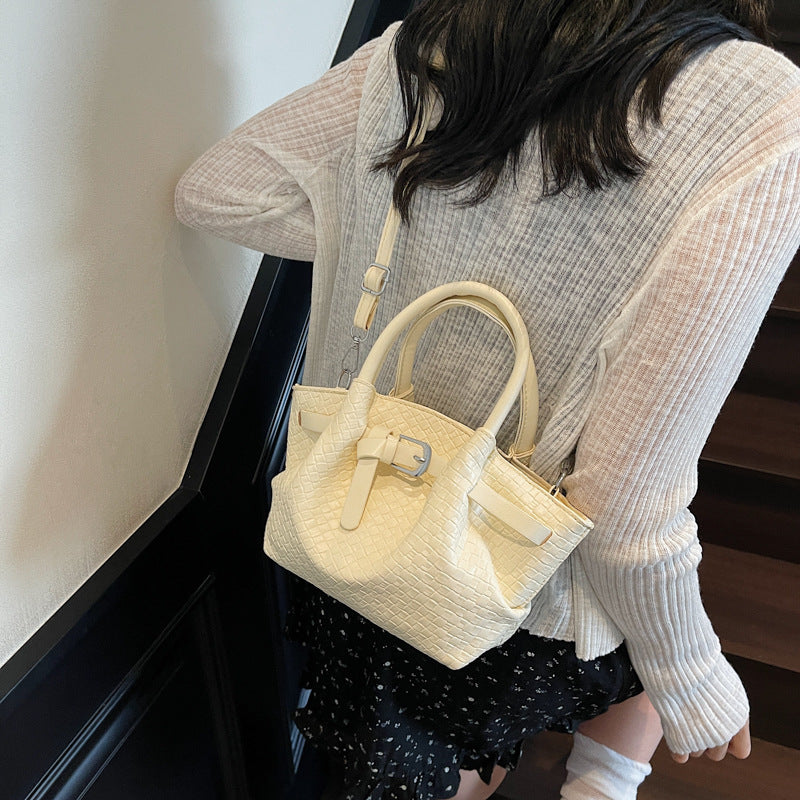 Stylish Woven Structured Handbag Stornfield