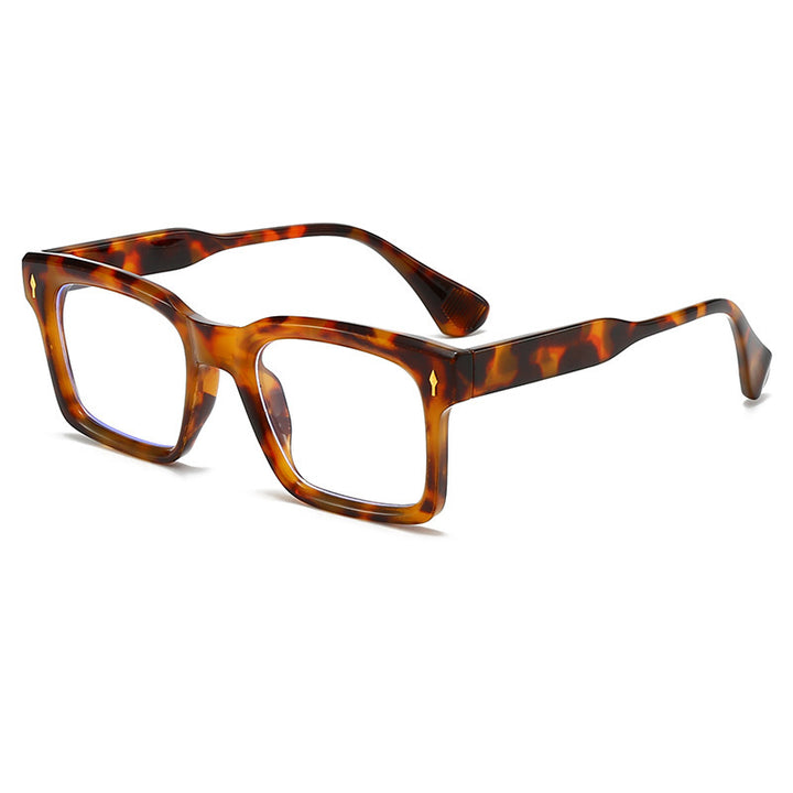 Ladies Rectangular Sunglasses in Elegant Tortoiseshell Design Stornfield