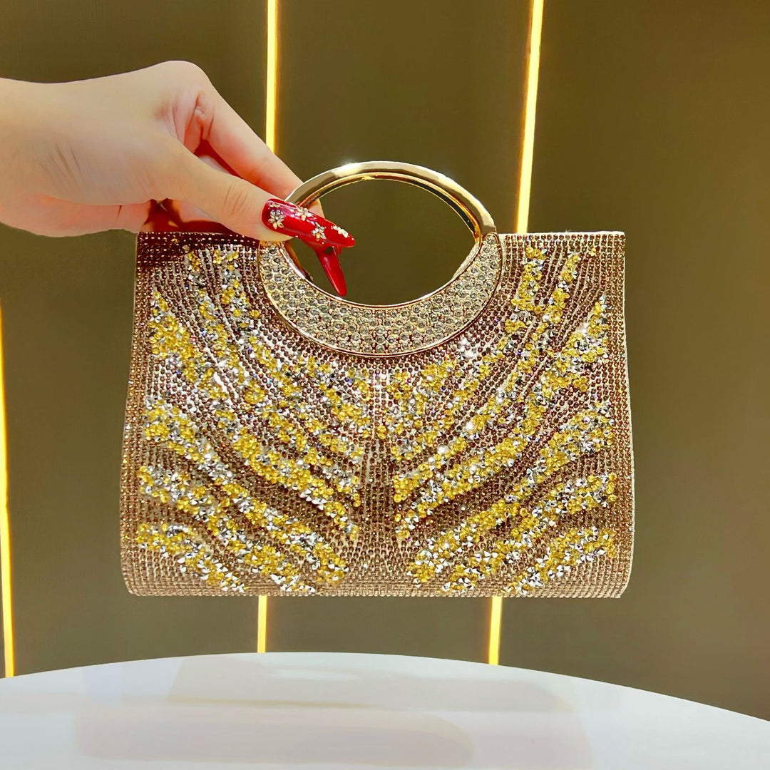 Statement Rhinestone-Embellished Evening Handbag