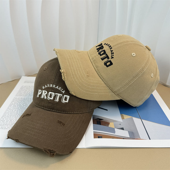Men's Vintage-Inspired Distressed Baseball Cap Stornfield