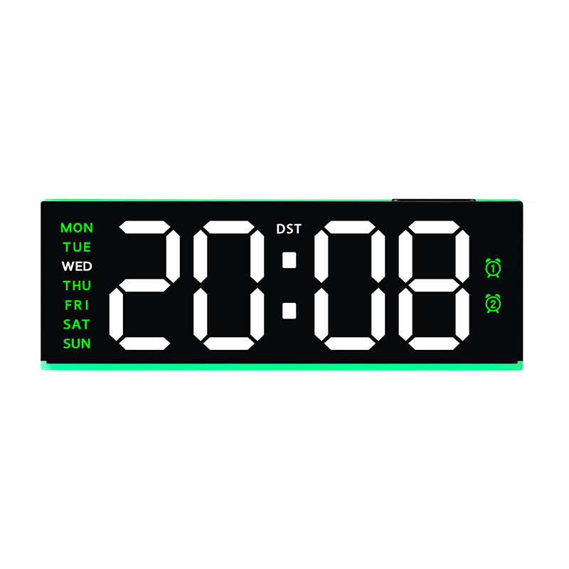 Digital alarm clock with large LED display and dual alarm function Stornfield