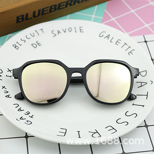 Women's geometric sunglasses with transparent frame structure Stornfield