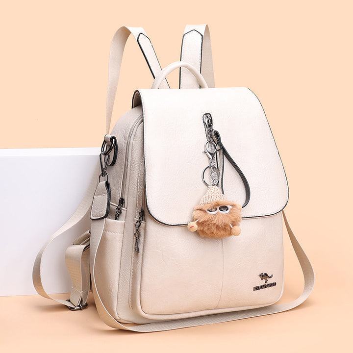 Stylish Multi-Function Leather Backpack Stornfield