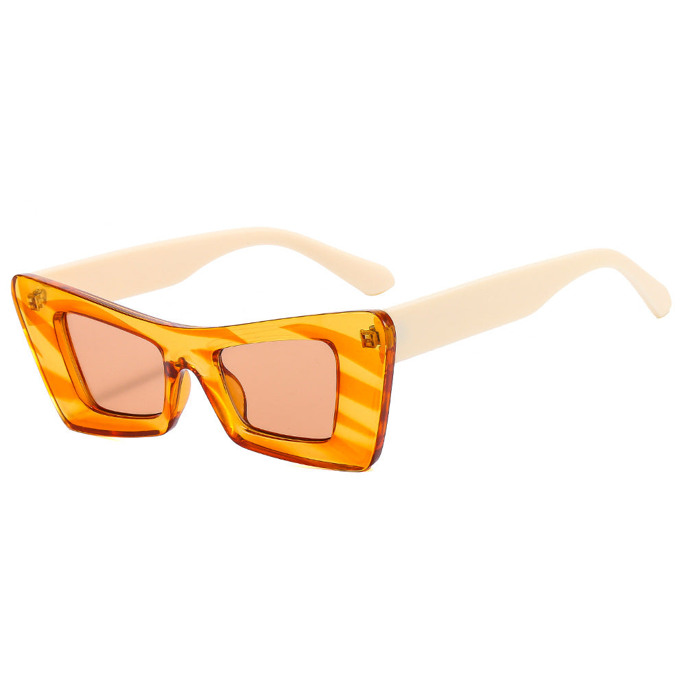 Ladies eye-catching designer sunglasses with modern prism frame Stornfield