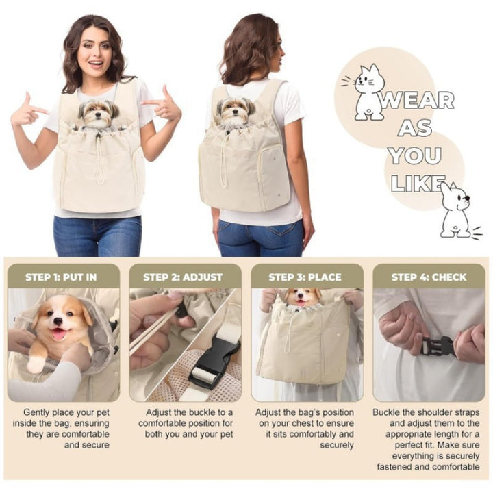 Wearable Pet Backpack Bag Stornfield