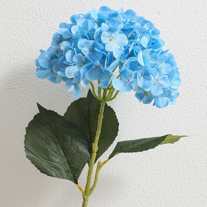 Artificial Hydrangea branch with detailed flowers