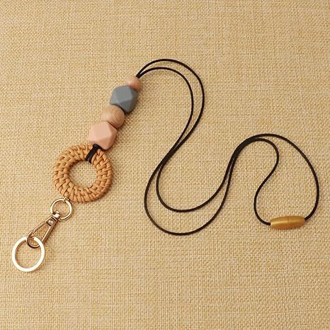 Decorative Bead Keychain Holder Stornfield