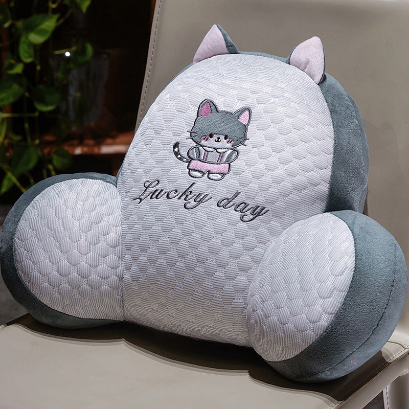 Comfortable cuddle cushion with unique animal motif Stornfield