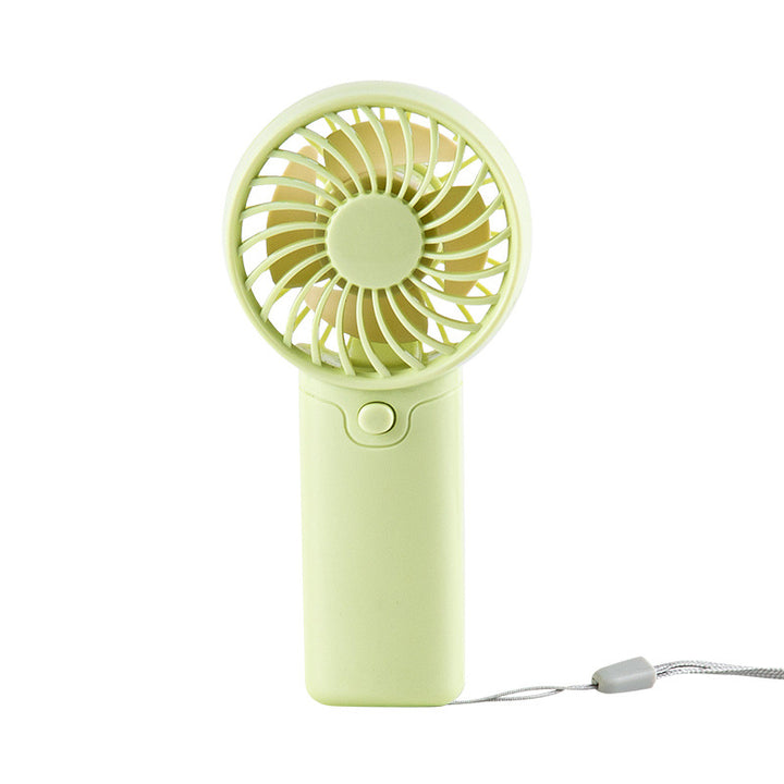 Women's portable mini fan with ergonomic handle and USB charging function Stornfield