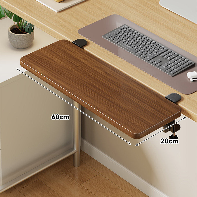 Extra-Wide Low-Profile Under-Desk Slide-Out Keyboard and Mouse Platform
