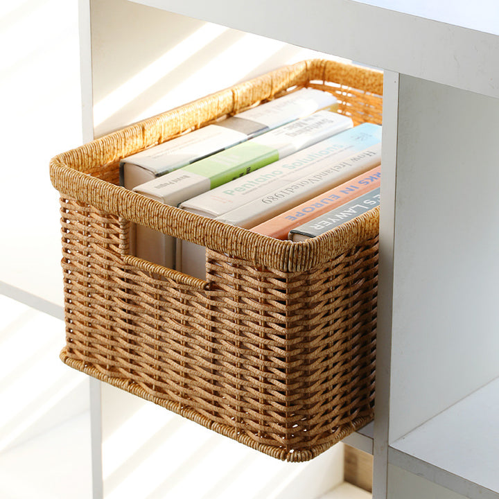 Unisex Practical Storage Basket with Open Handles Stornfield