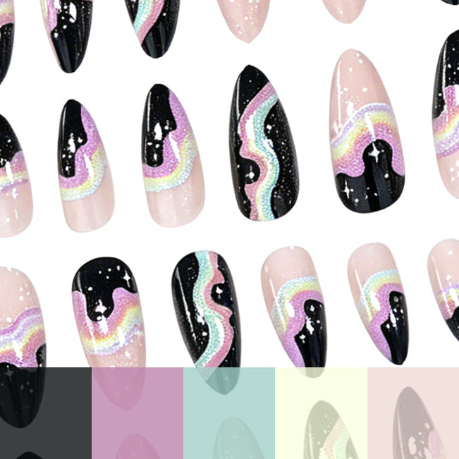 Cosmic Gradient Nail Art Enhancements Stornfield