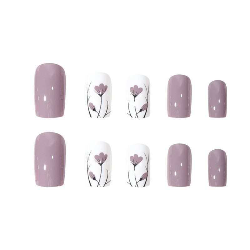 Floral Art Press-On Nail Set Stornfield
