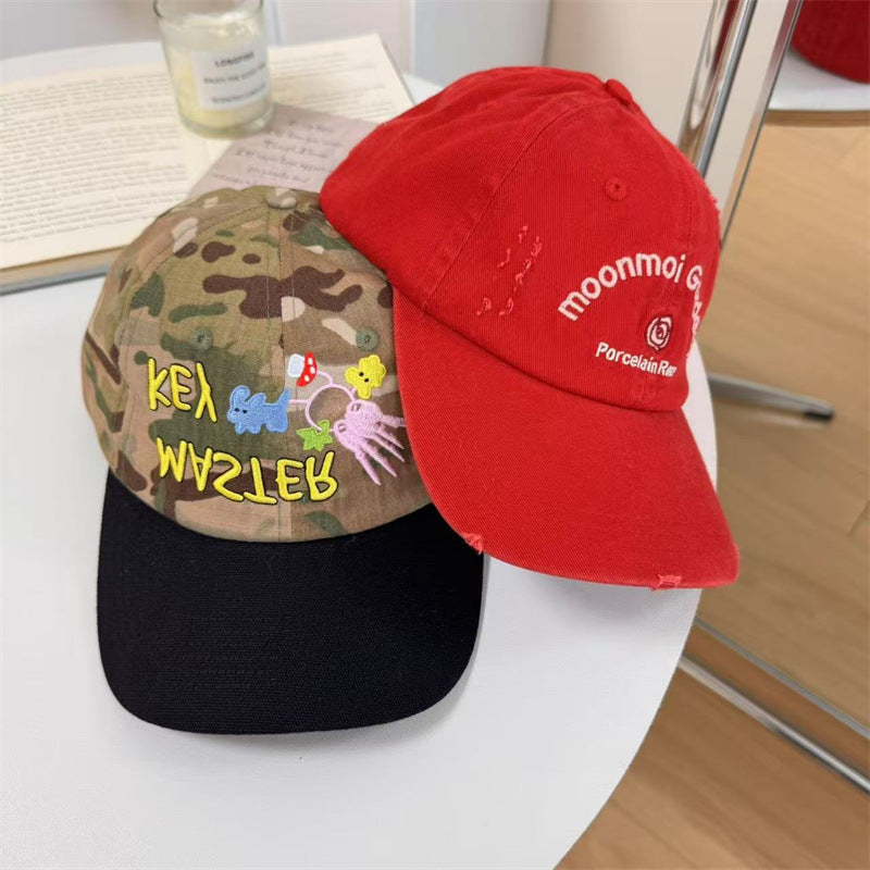 Men's Vintage-Inspired Distressed Baseball Cap Stornfield