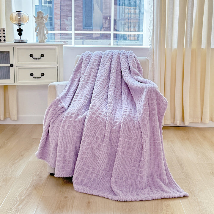Plush Textured Throw Blanket Stornfield