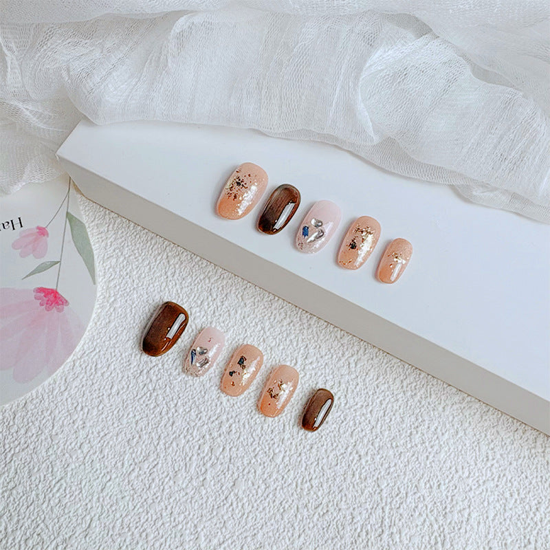 Elegant French Tip Press On Nails Stornfield