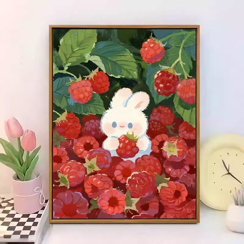 Cute Bunny-Themed Canvas Wall Art Stornfield