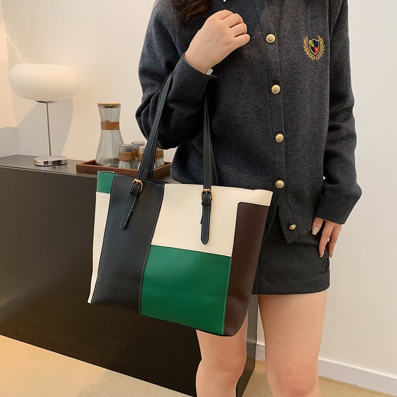 Stylish Color Block Tote Bag Stornfield