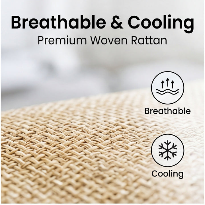 Unisex nan cooling sisal sleeping mat with padded neck pillow for pets Stornfield