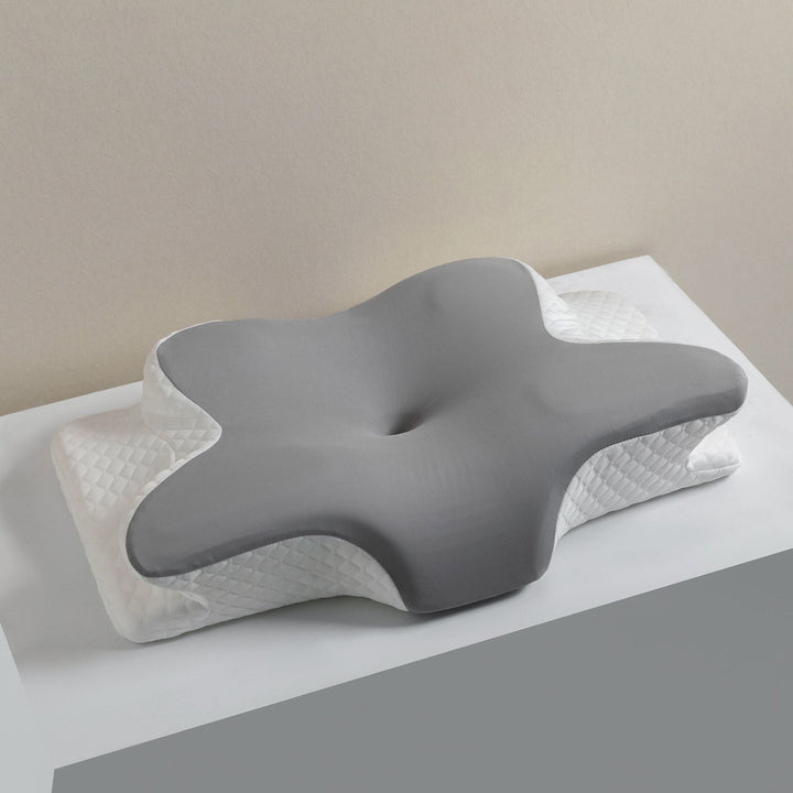 Ergonomic pillow with contoured design for optimal sleep Stornfield