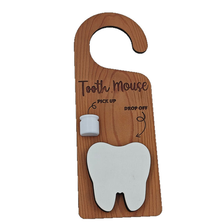Wooden Tooth Fairy Door Hanger