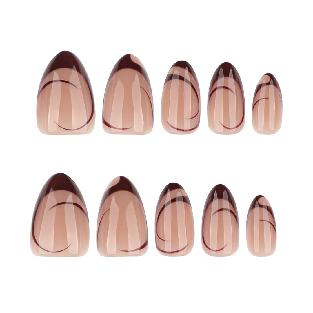 Elegant Nail Art with Filigree Lines and Glitter Accents Stornfield