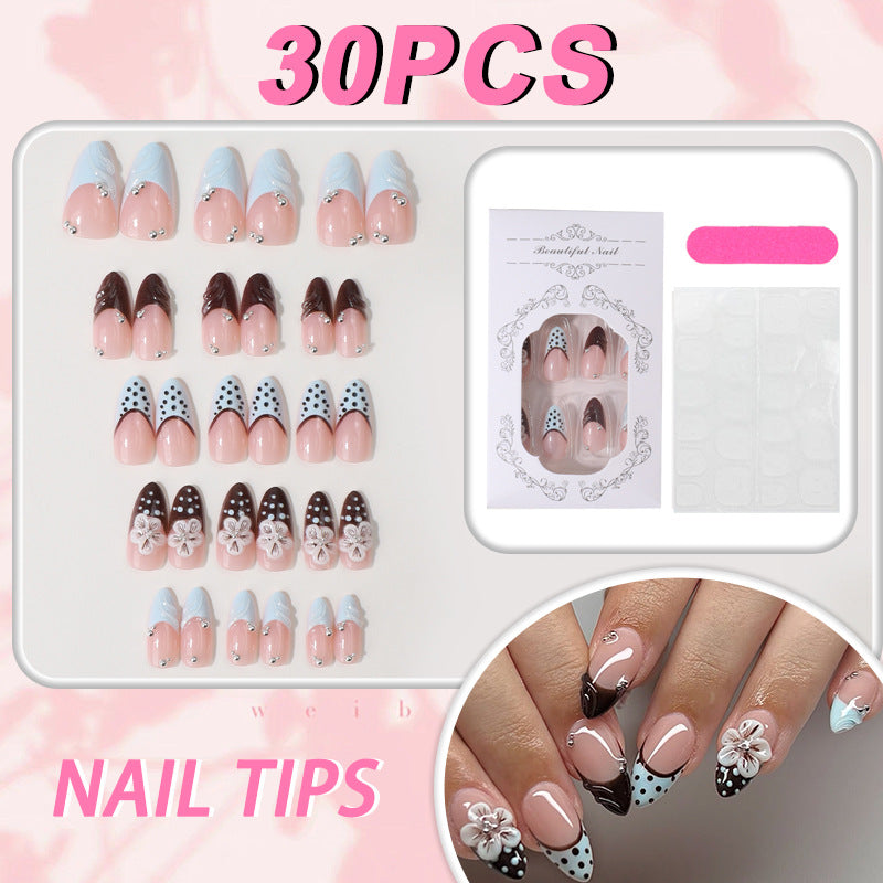 Decorative Press-On Nail Art Set Stornfield
