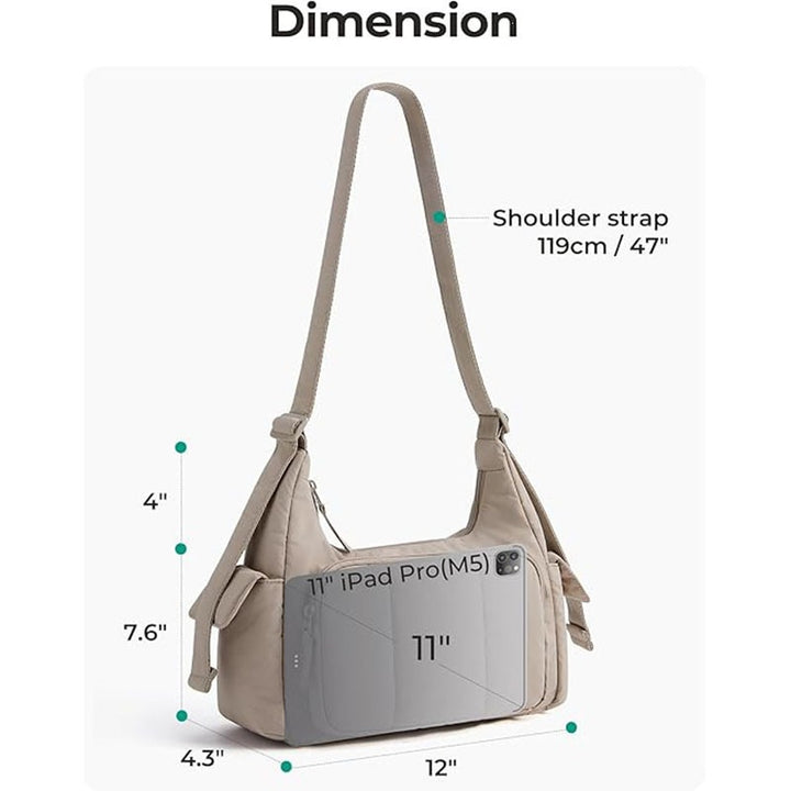 Fashionable shoulder bag with structured padding Stornfield