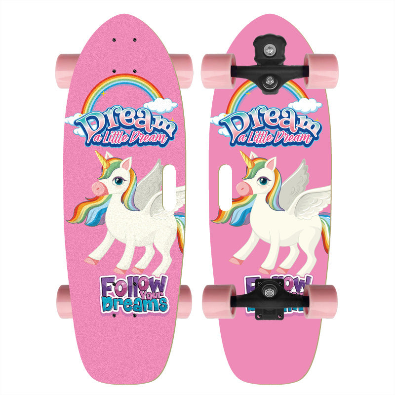 Skateboard with Custom Cartoon Design Stornfield