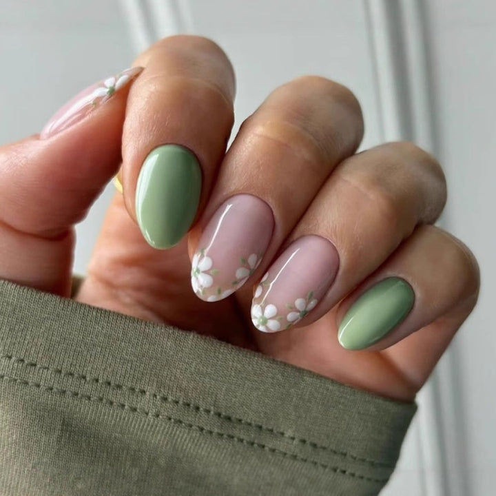 Floral Acrylic Nail Art Enhancements Stornfield 1789915130