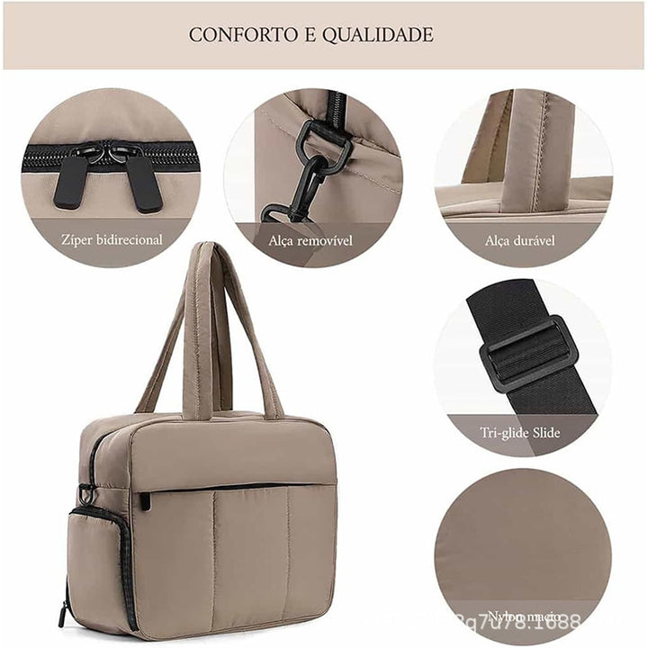 Multifunctional tote bag with insulated interior compartment Stornfield