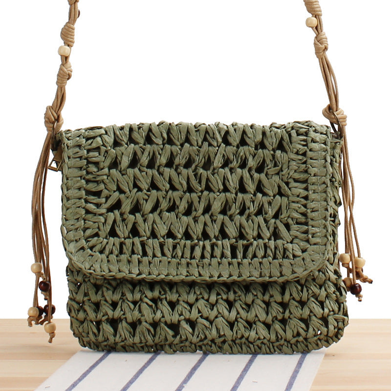 Handbag made of high-quality woven natural material Stornfield