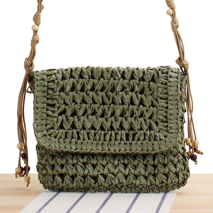Handbag made of high-quality woven natural material Stornfield