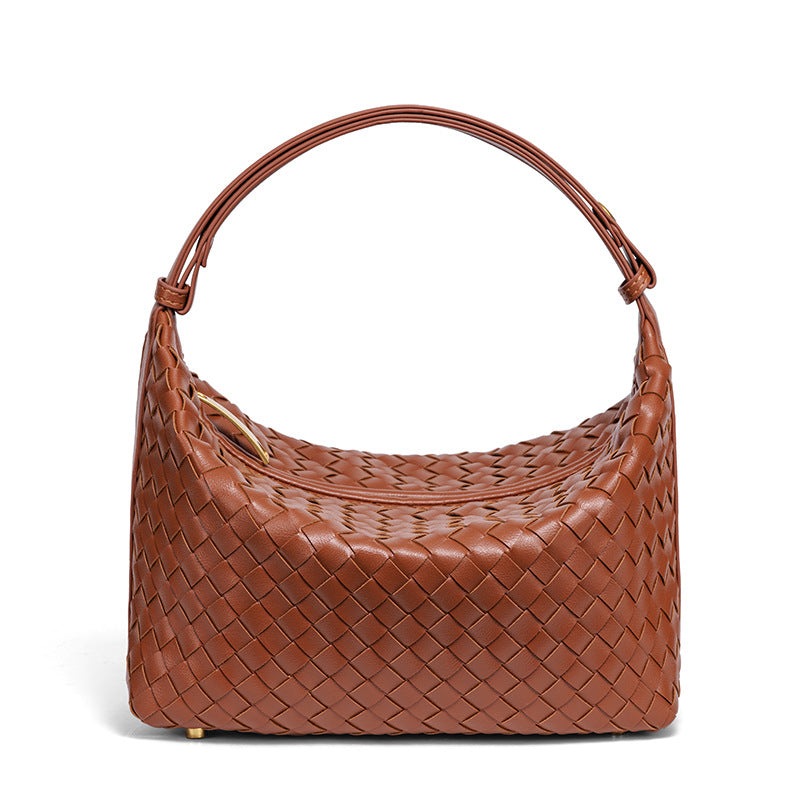 Braided Vegan Leather Shoulder Bag Stornfield