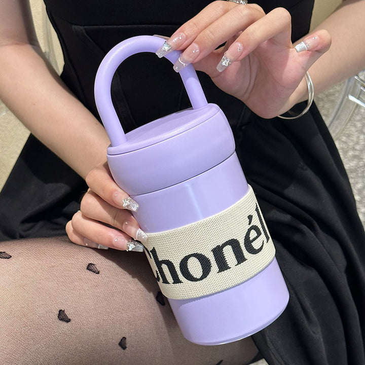 Women's multifunctional thermos cup with practical carrying handle Stornfield