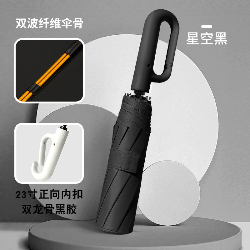 Women's Automatic Folding Umbrella with Ergonomic Handle Stornfield