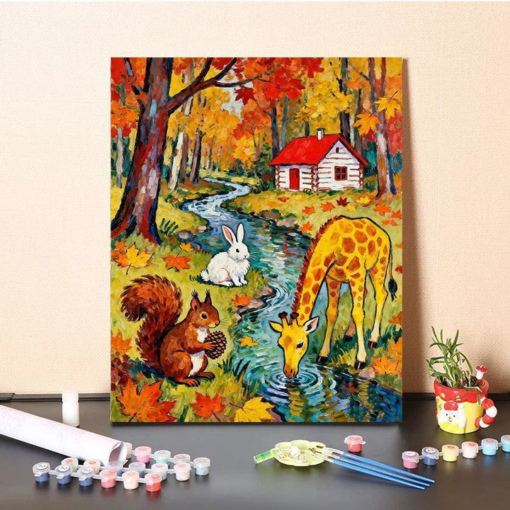 Vibrant Nature-Themed Paint by Numbers Art Kit Stornfield