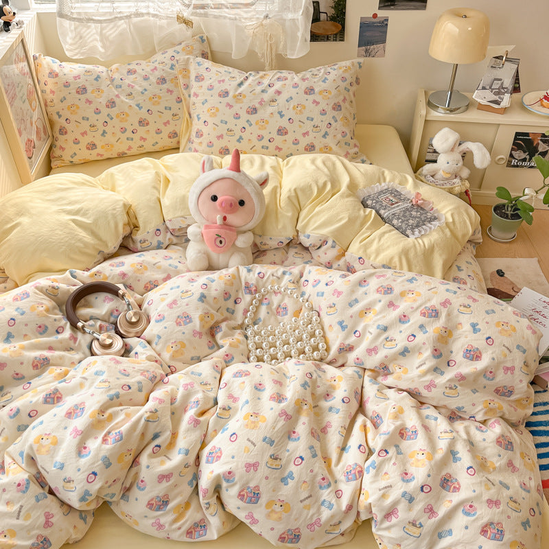 Floral Patterned Comforter Set