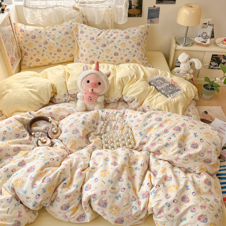 Floral Patterned Comforter Set